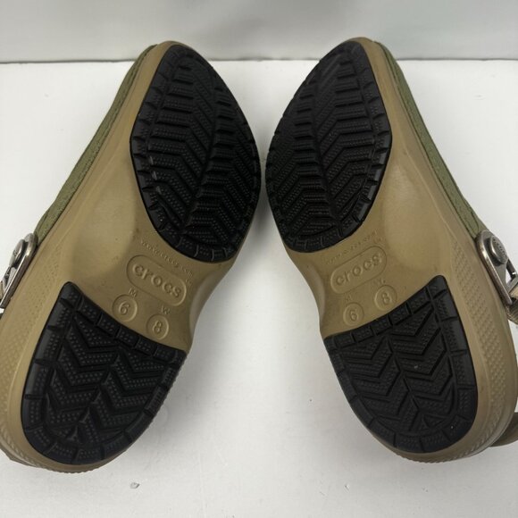 Crocs X Unisex Khaki Green M6/W8 Clog Rubber Casual Museum of Peace & Quiet Clas main image 5